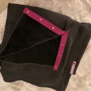 Lululemon fleece scarf, multiple ways to wear!